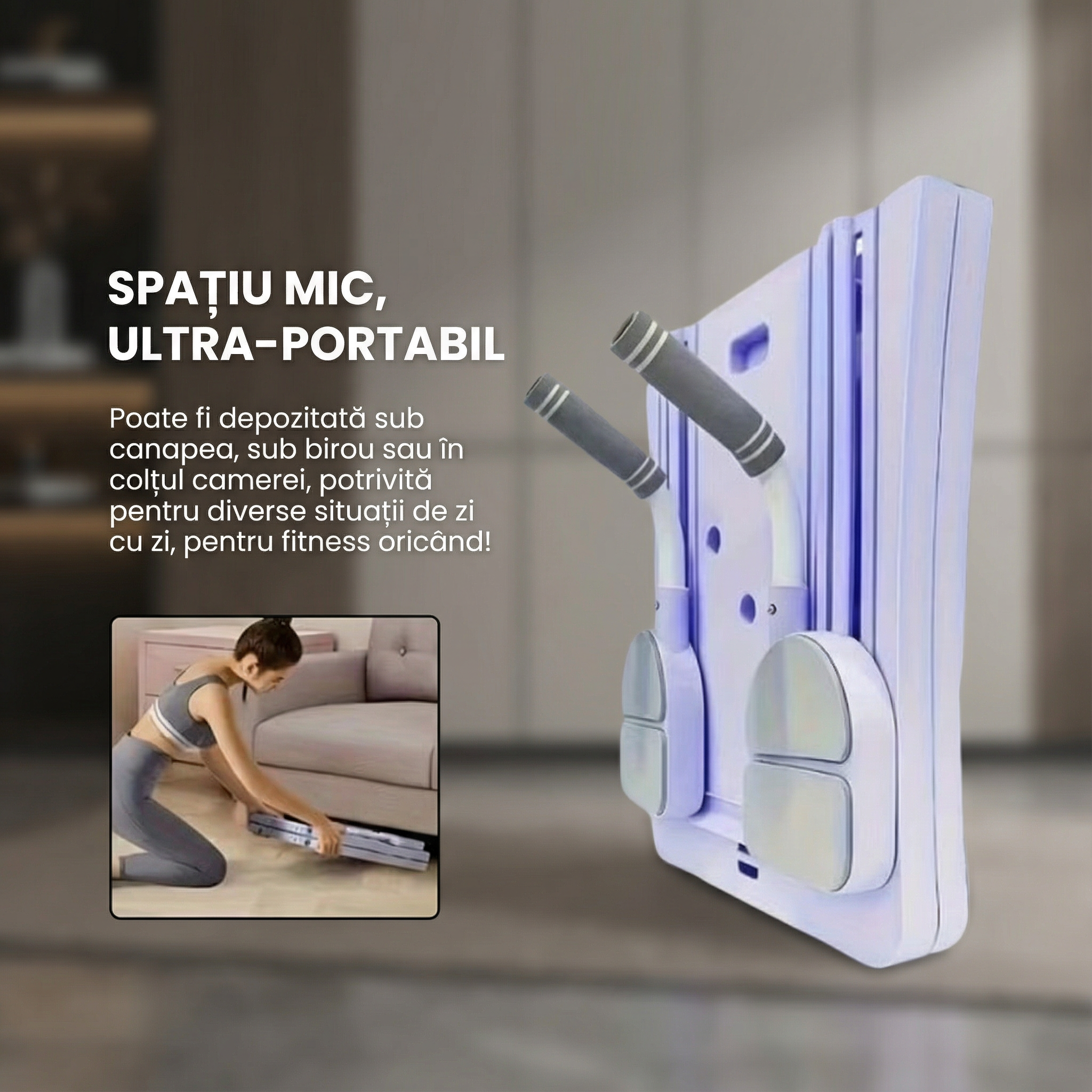 Placă de Fitness Multifuncțională 8-în-1 Pliabilă