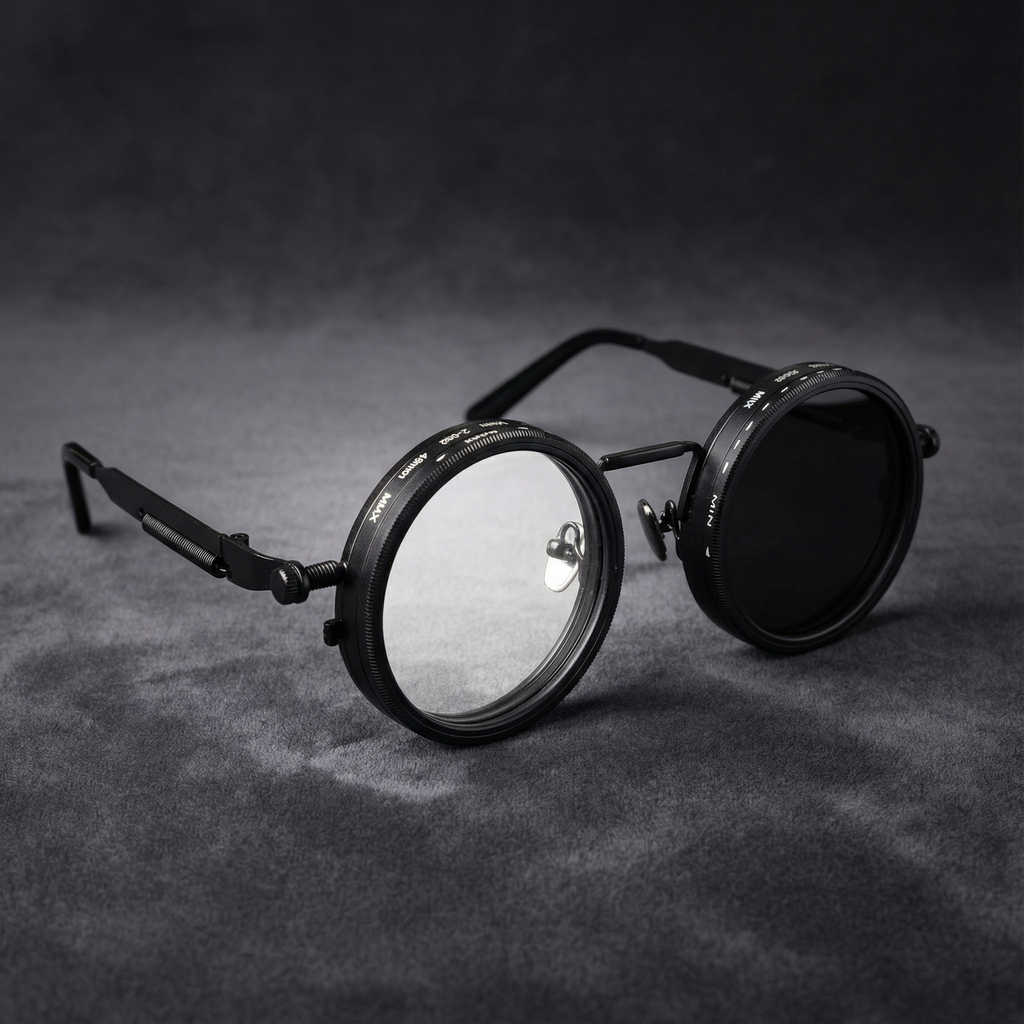 Ochelari Unisex Reglabili cu Lentile din Aluminiu și Ramă din Aliaj