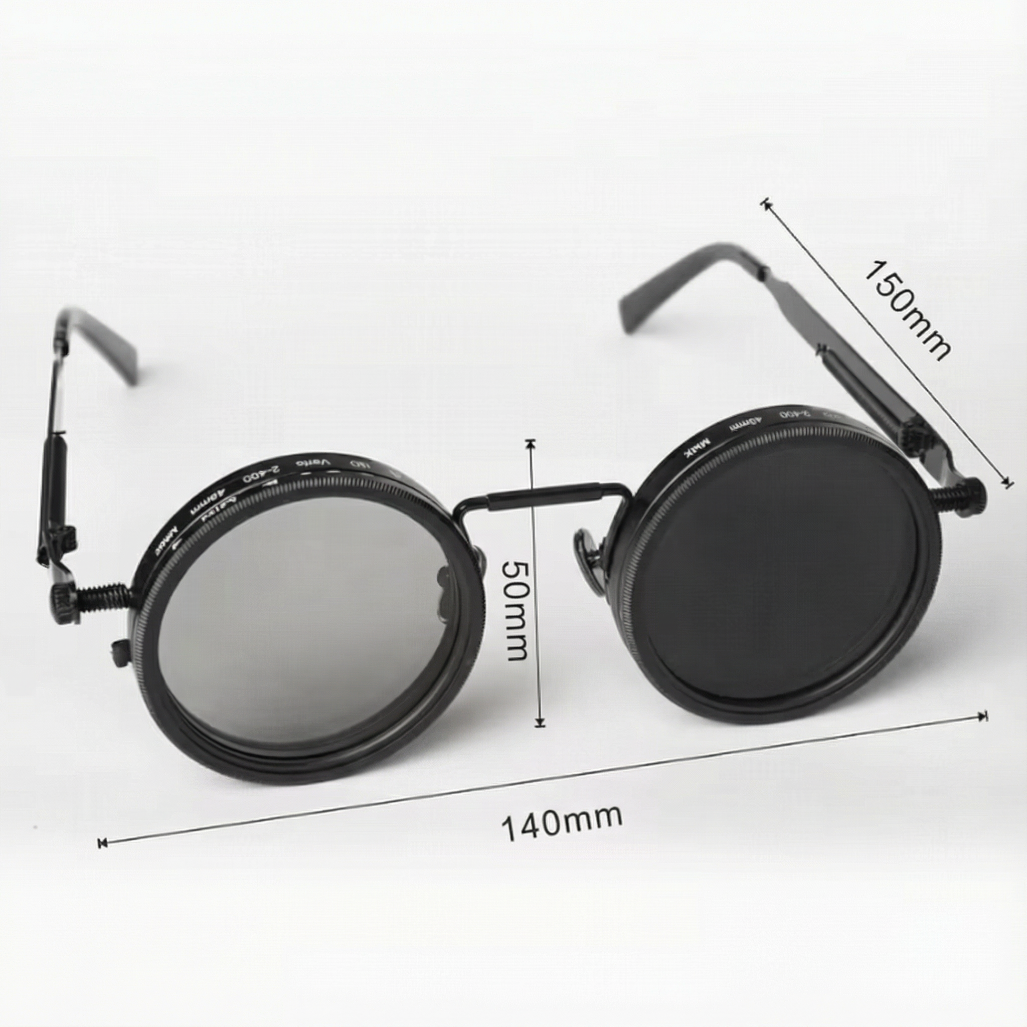 Ochelari Unisex Reglabili cu Lentile din Aluminiu și Ramă din Aliaj