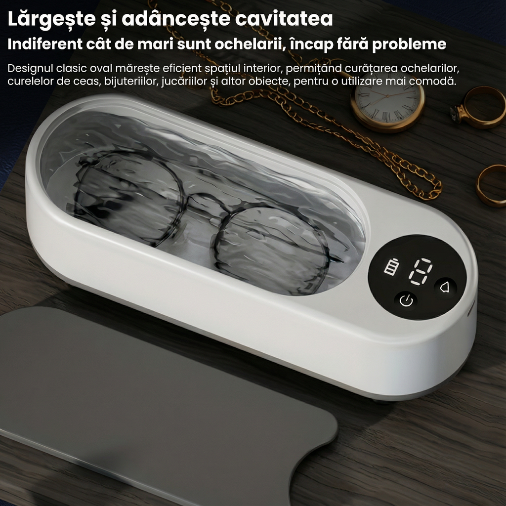 Dispozitiv Compact de Curățare cu Ultrasunete