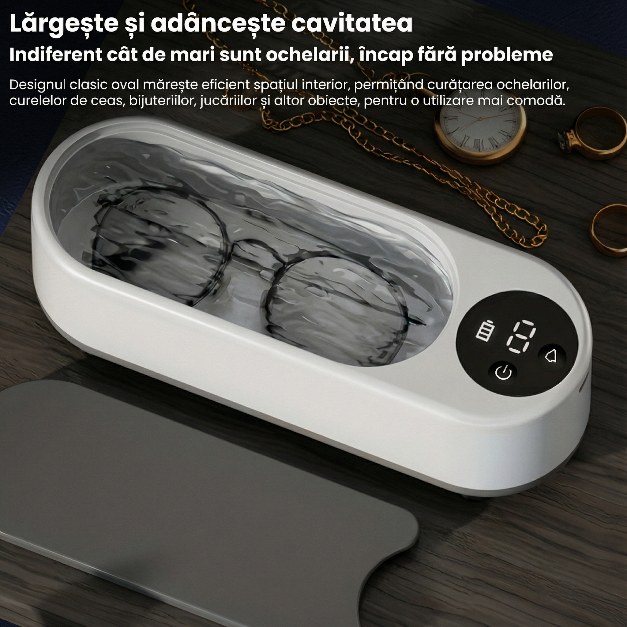 Dispozitiv Compact de Curățare cu Ultrasunete