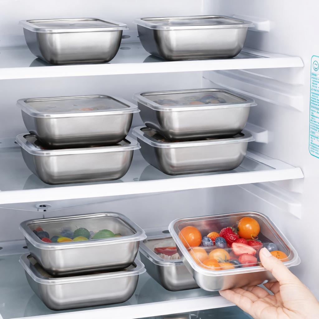 Set 6 Caserole din Inox