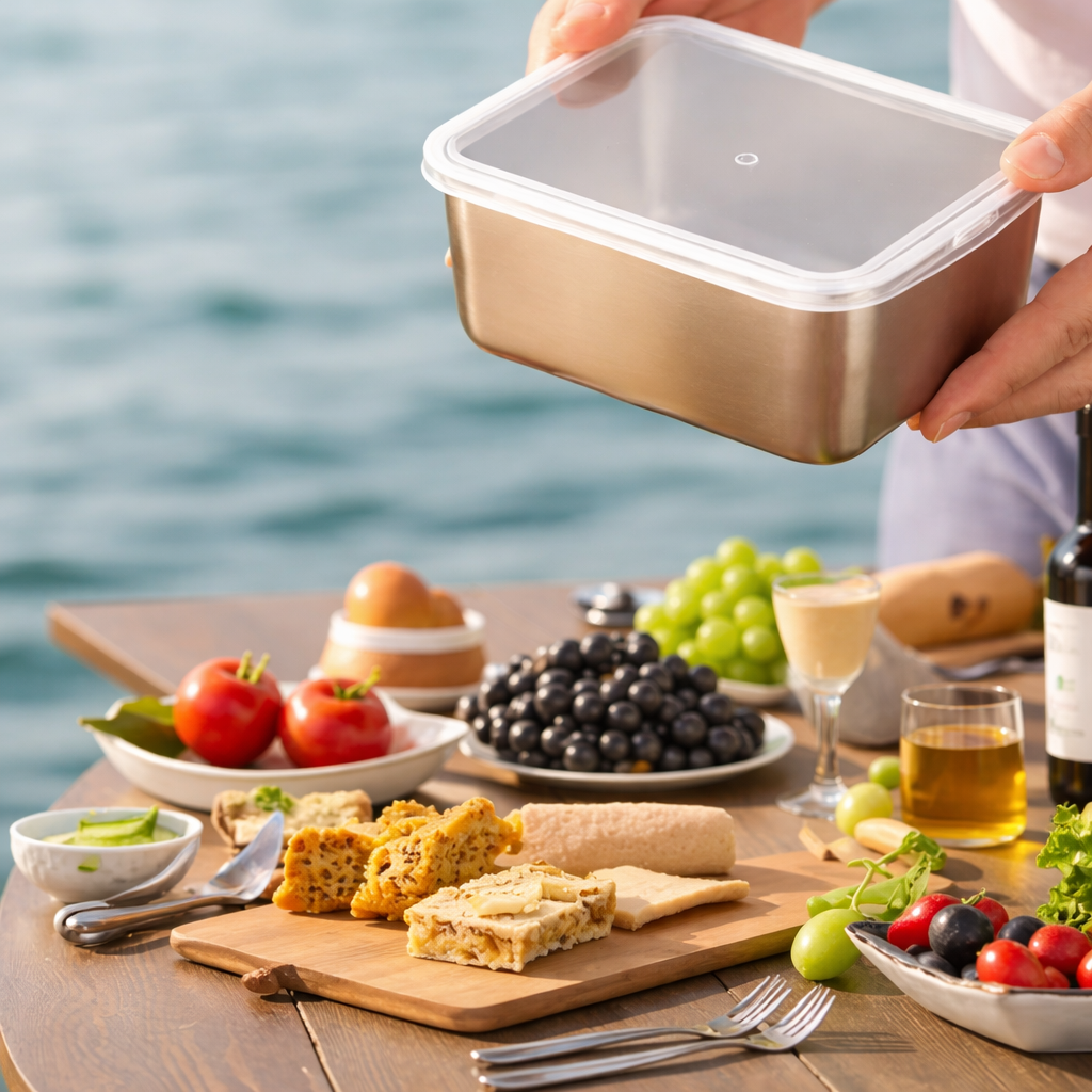 Set 6 Caserole din Inox