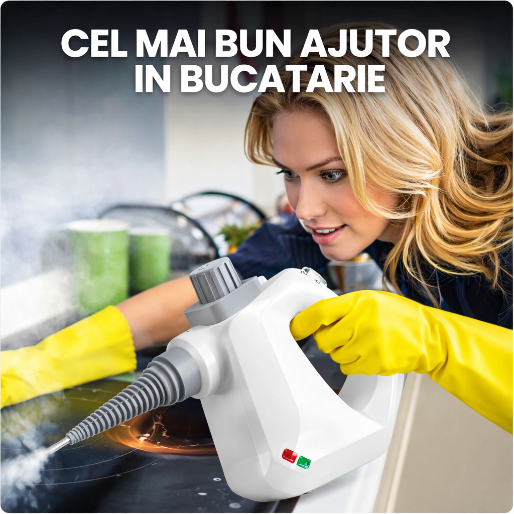 SteamPro - Aparat de Curatat cu Aburi Fara Chimicale
