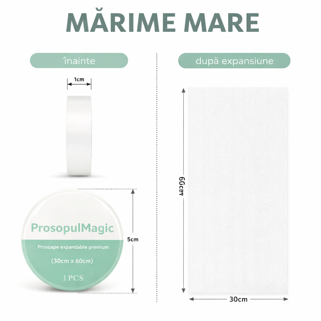 Set 5 Prosoape Expandabile Mari