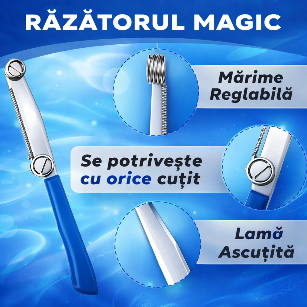 Set Complet: Răzător Multifuncțional + Cuțit