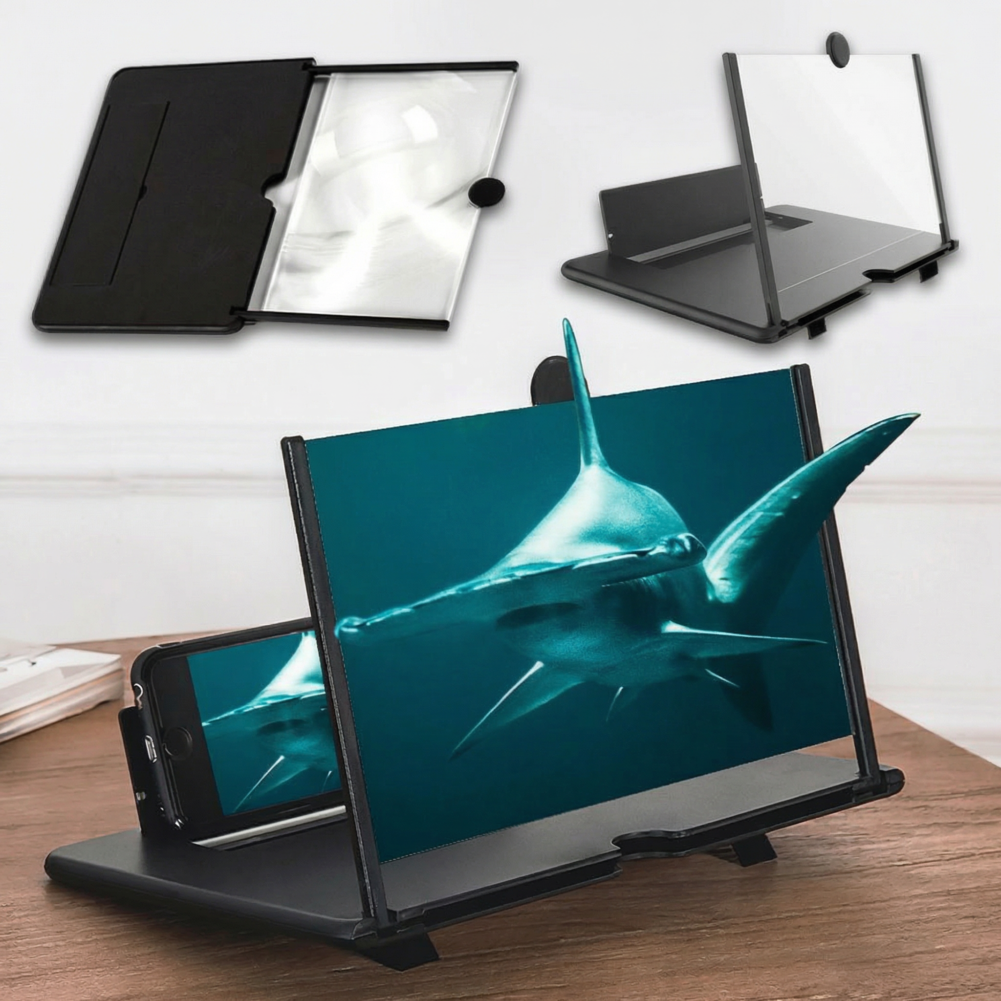 Suport Telefon cu Amplificator de Imagine
