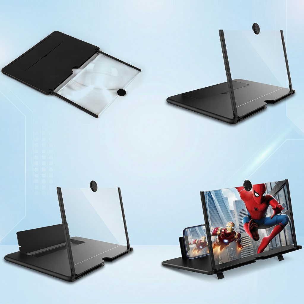 Suport Telefon cu Amplificator de Imagine