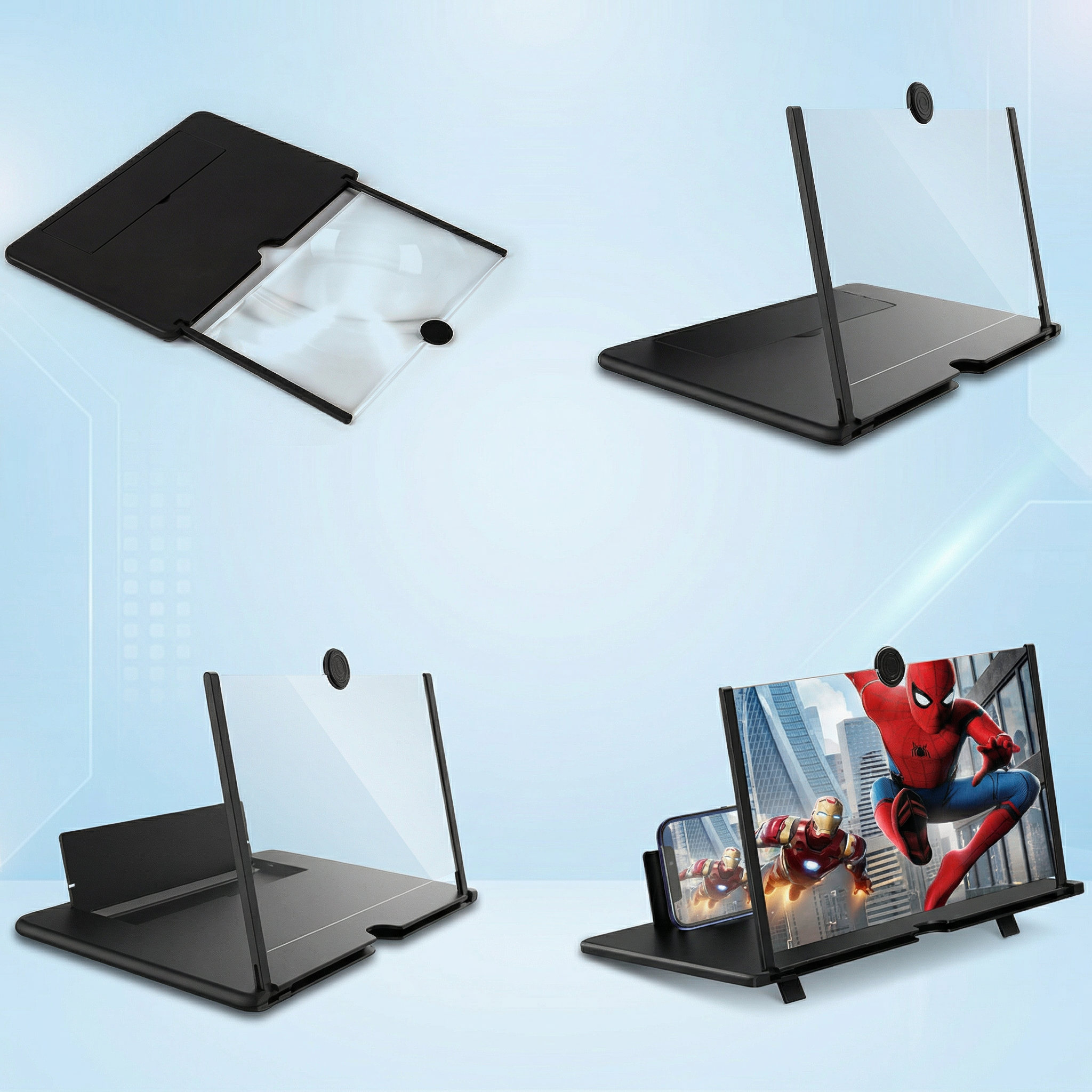 Suport Telefon cu Amplificator de Imagine