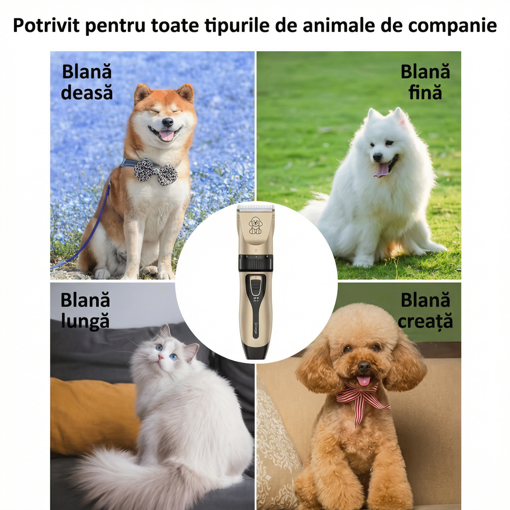 Mașină de Tuns pentru Animale de Companie