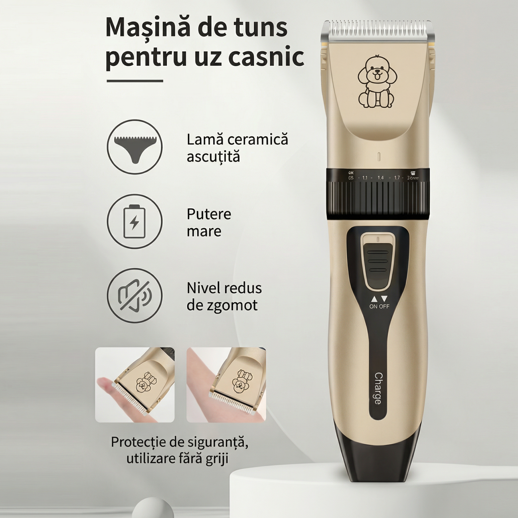 Mașină de Tuns pentru Animale de Companie