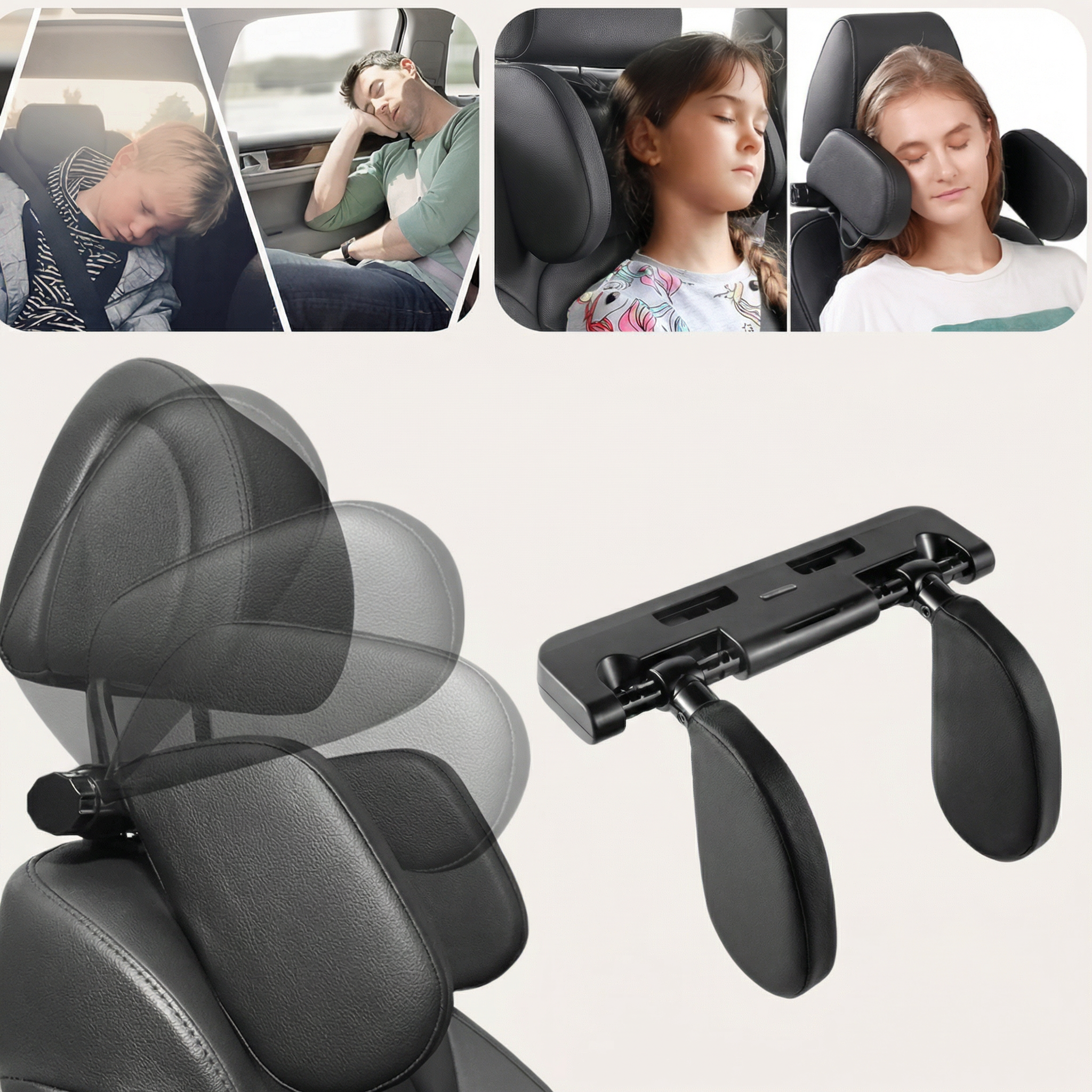 Suport Ergonomic pentru Cap și Gât pentru Mașini