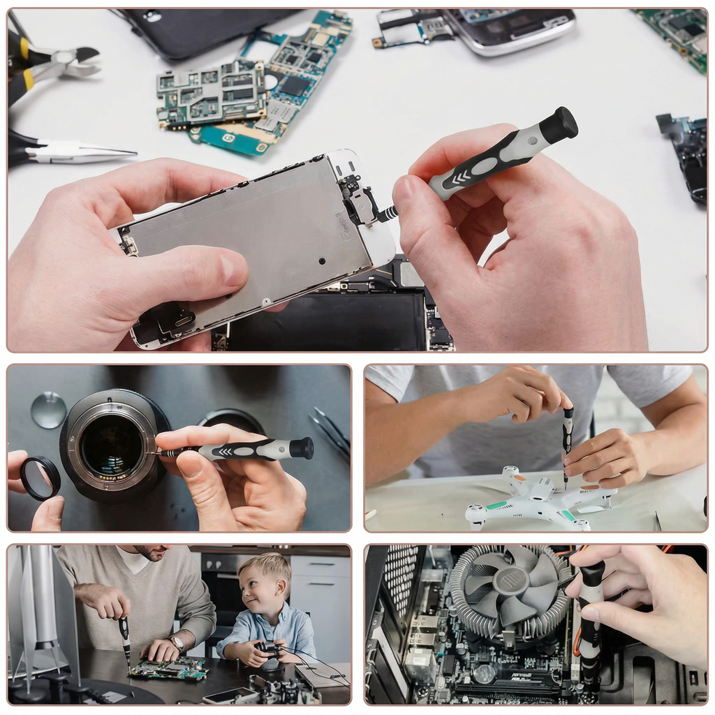 Set de 115 Șurubelnițe de Precizie pentru Reparații Electronice