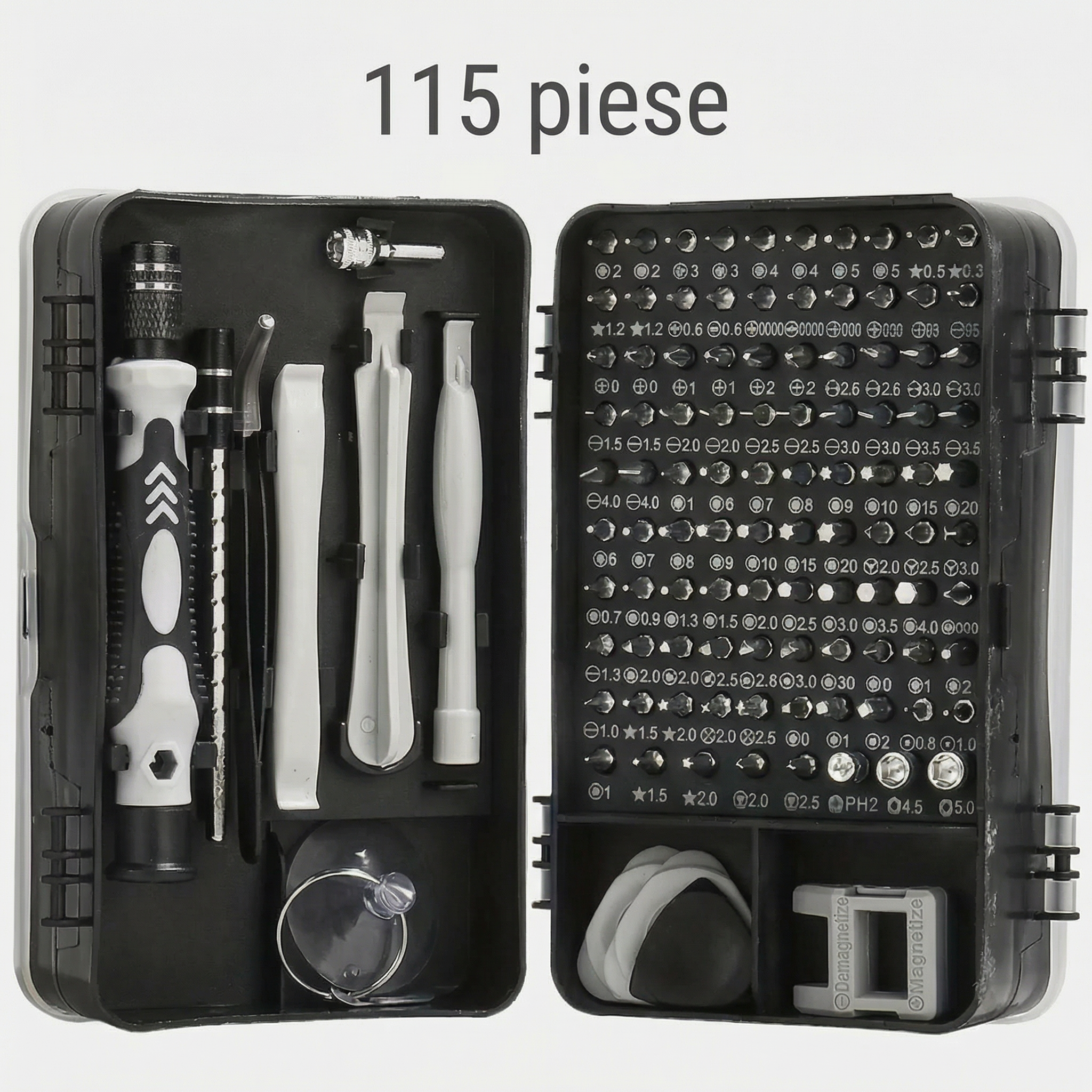 Set de 115 Șurubelnițe de Precizie pentru Reparații Electronice