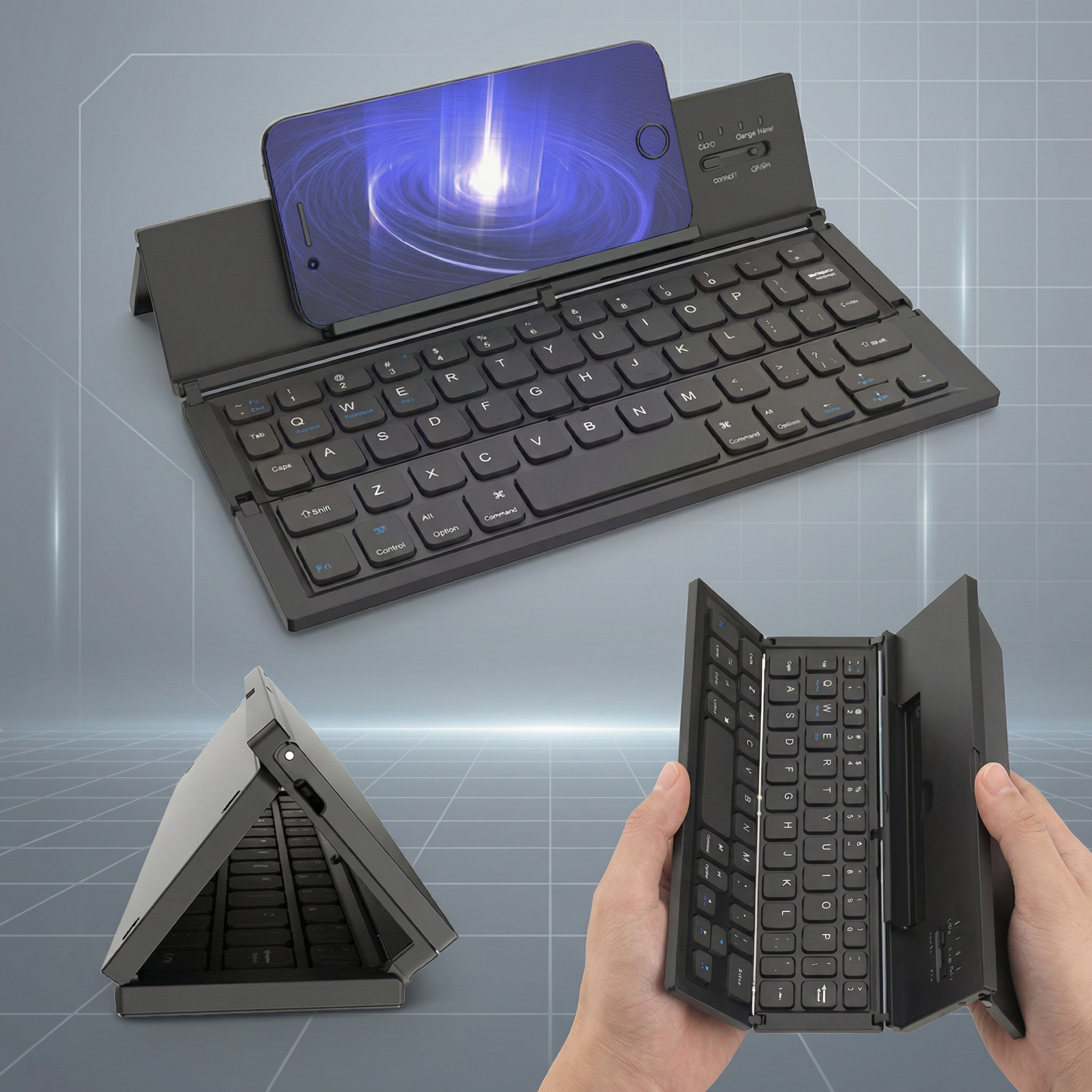 Tastatură Portabilă Pliantă