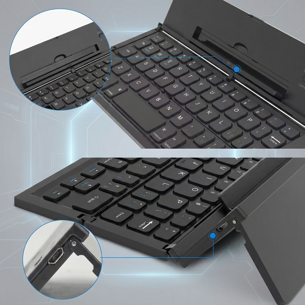 Tastatură Portabilă Pliantă
