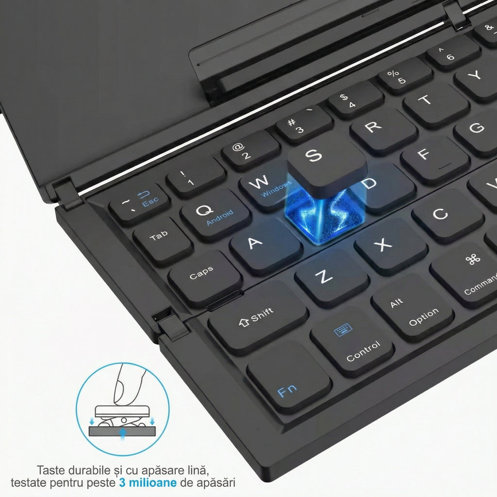 Tastatură Portabilă Pliantă