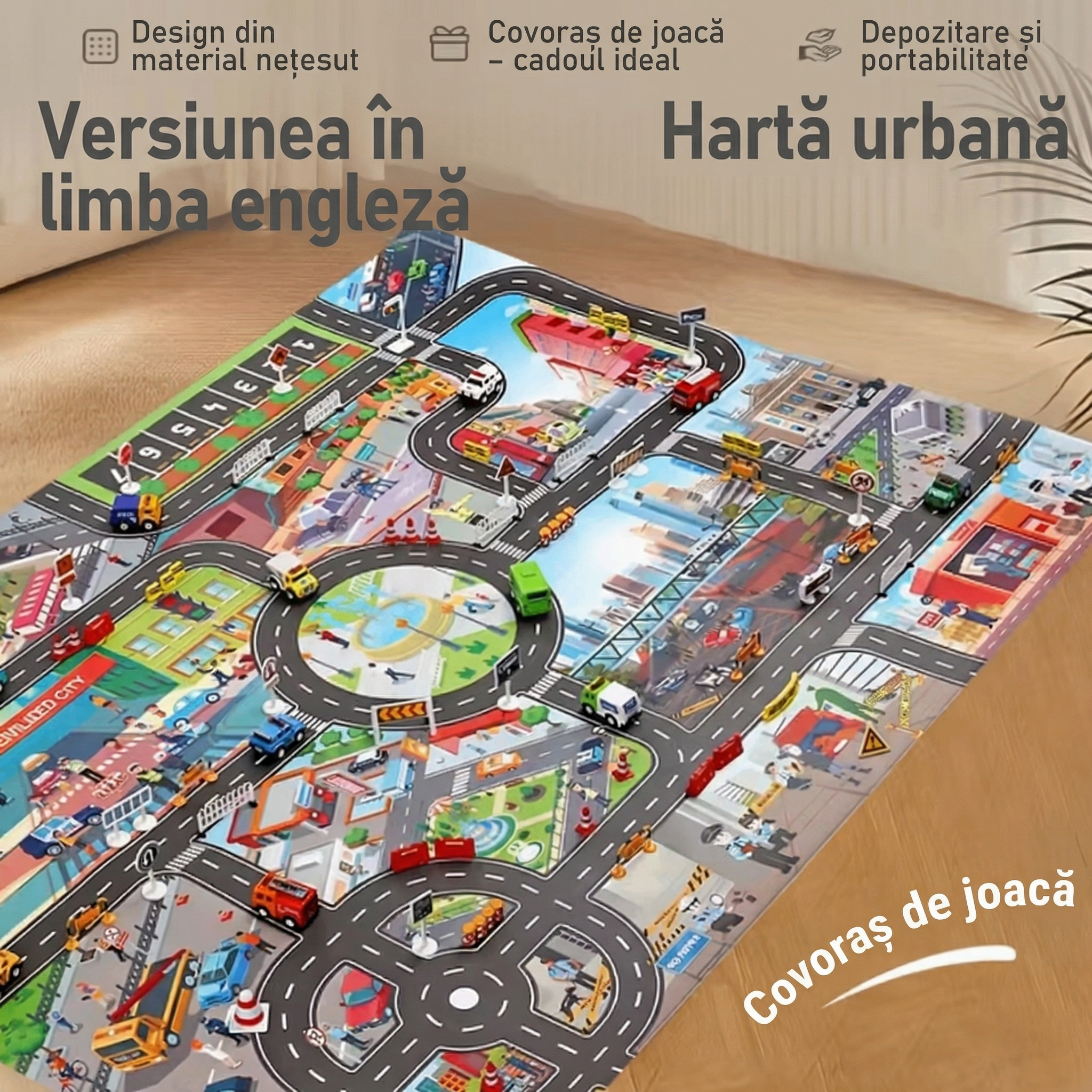 Covorașe de Joc cu Tematică Urbană