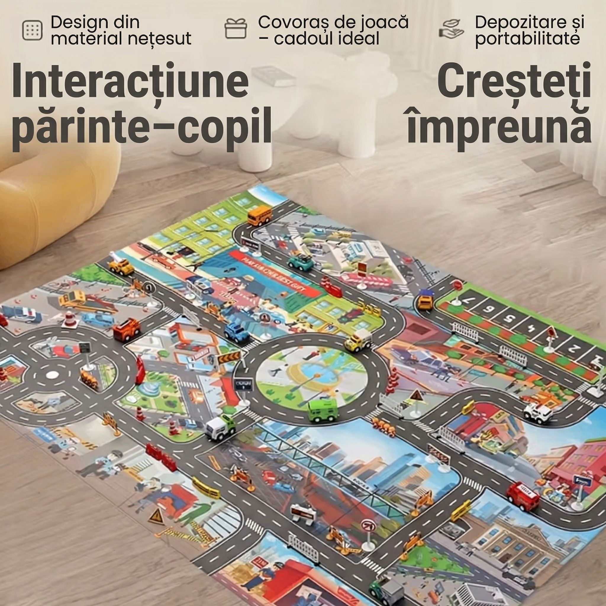 Covorașe de Joc cu Tematică Urbană