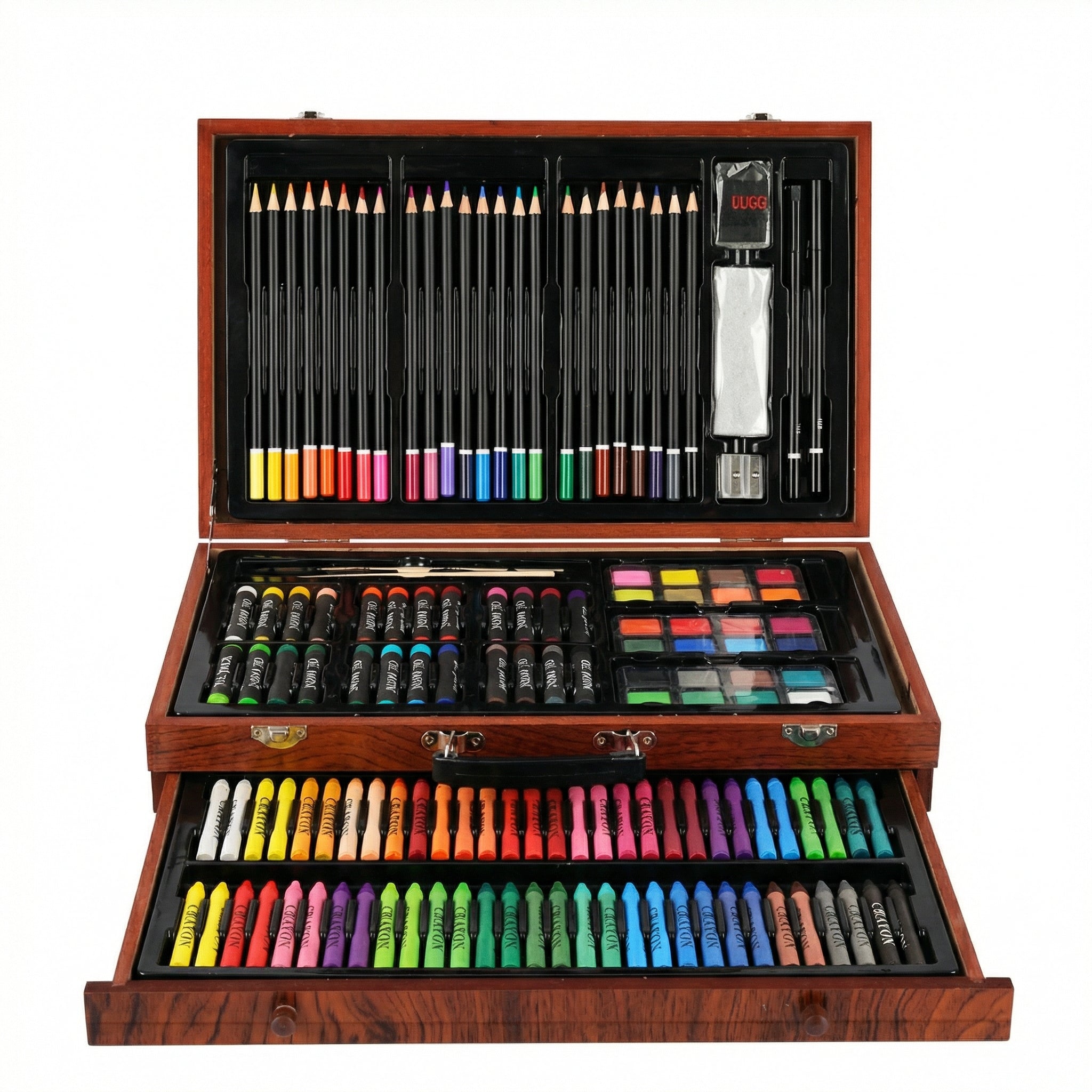 Set de Pictură și Desen din Lemn din 143 de Piese
