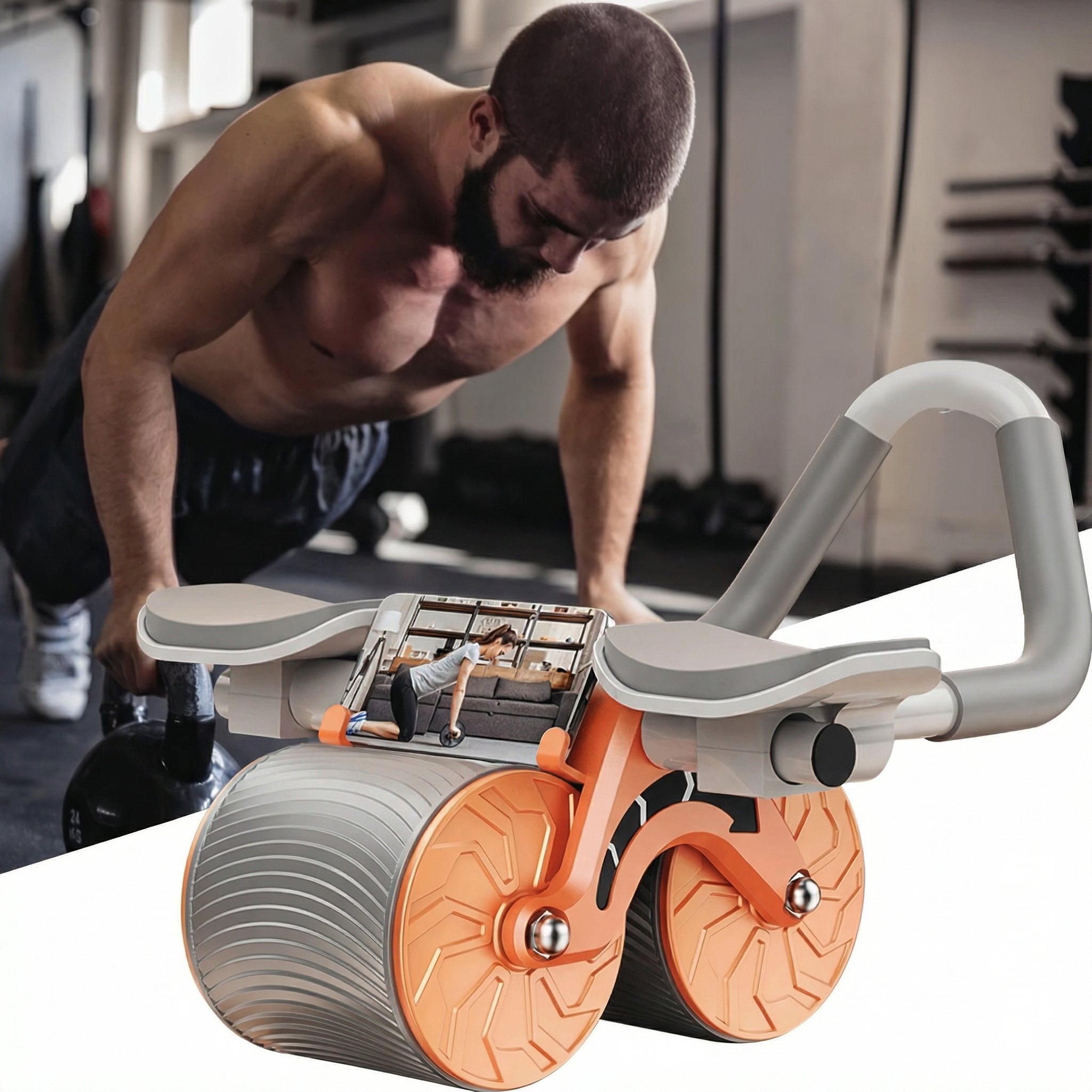 Roată Abdominală cu Revenire Automată