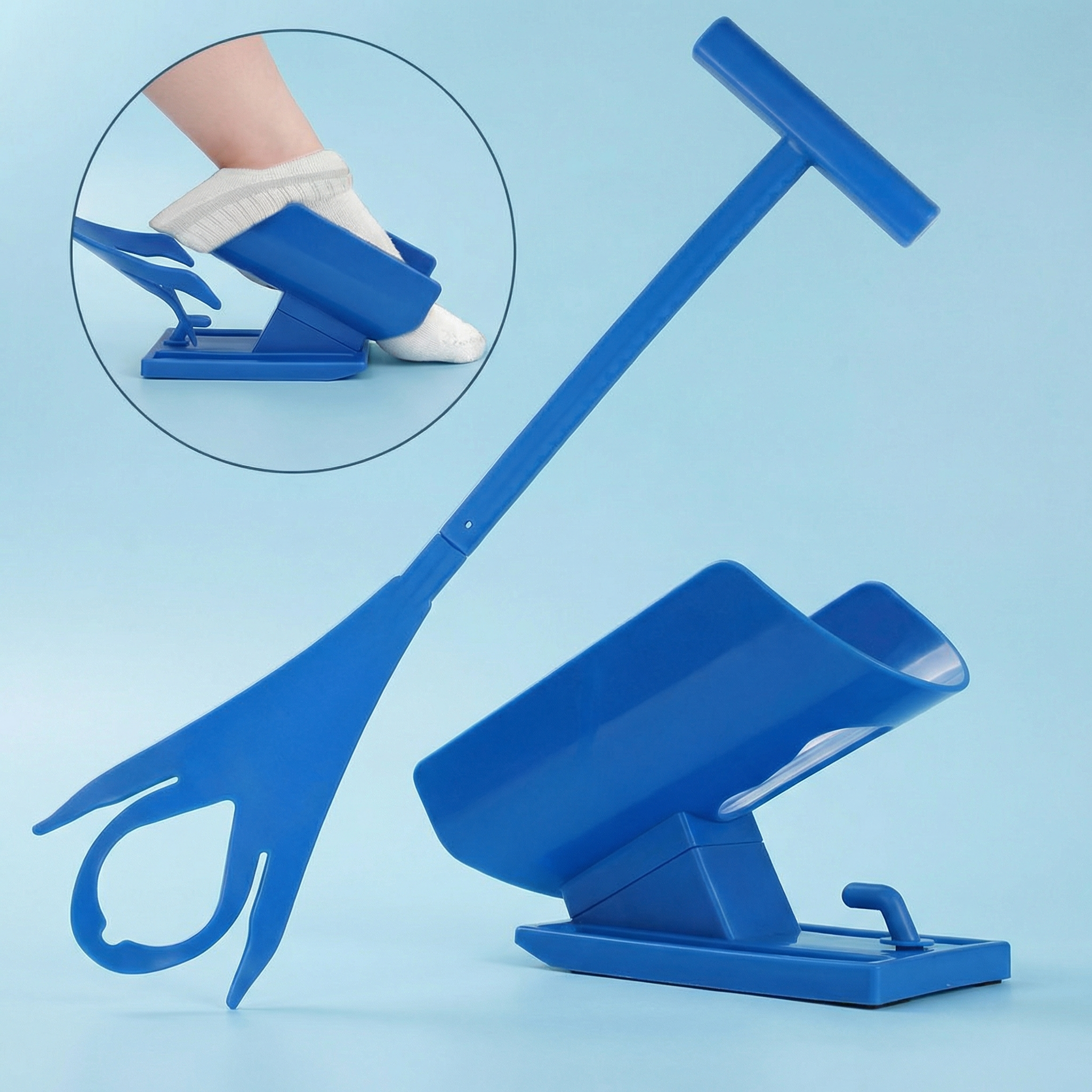 Ajutor pentru Șosete pentru Vârstnici, Femei Însărcinate și Persoane cu Dizabilități, cu Bază de Sprijin