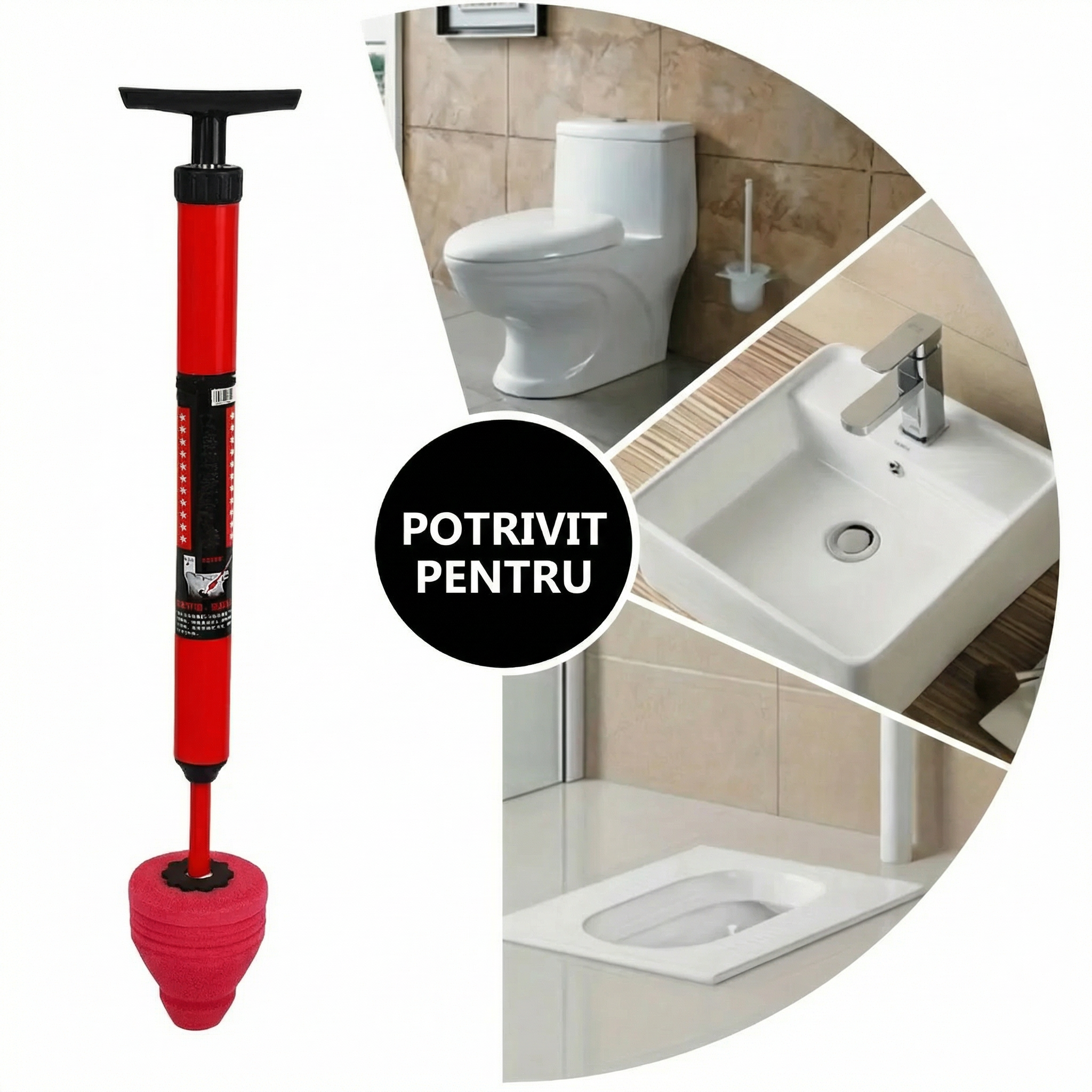 Unealtă pentru Desfundat WC