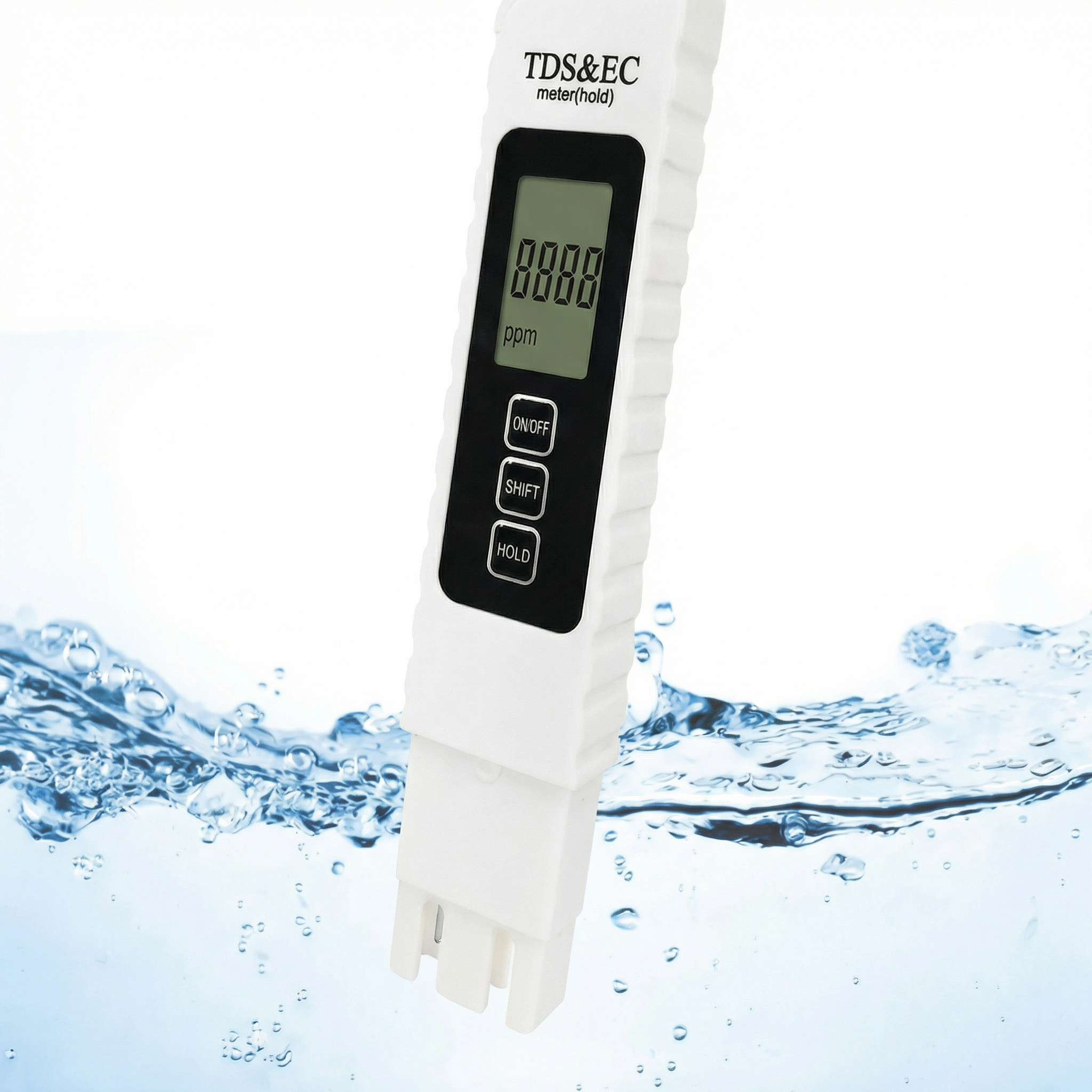 Kit de Testare a Calității Apei 3 in 1, TDS, EC, Interval de Măsurare 0-9990, Tester Multifuncțional pentru Puritatea Apei, Instrument de Măsurare a Temperaturii și Valorii PPM