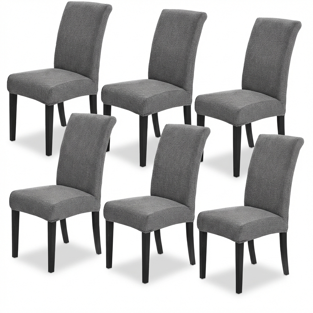 Set 6 Huse Scaune Universale Supra-Elastice