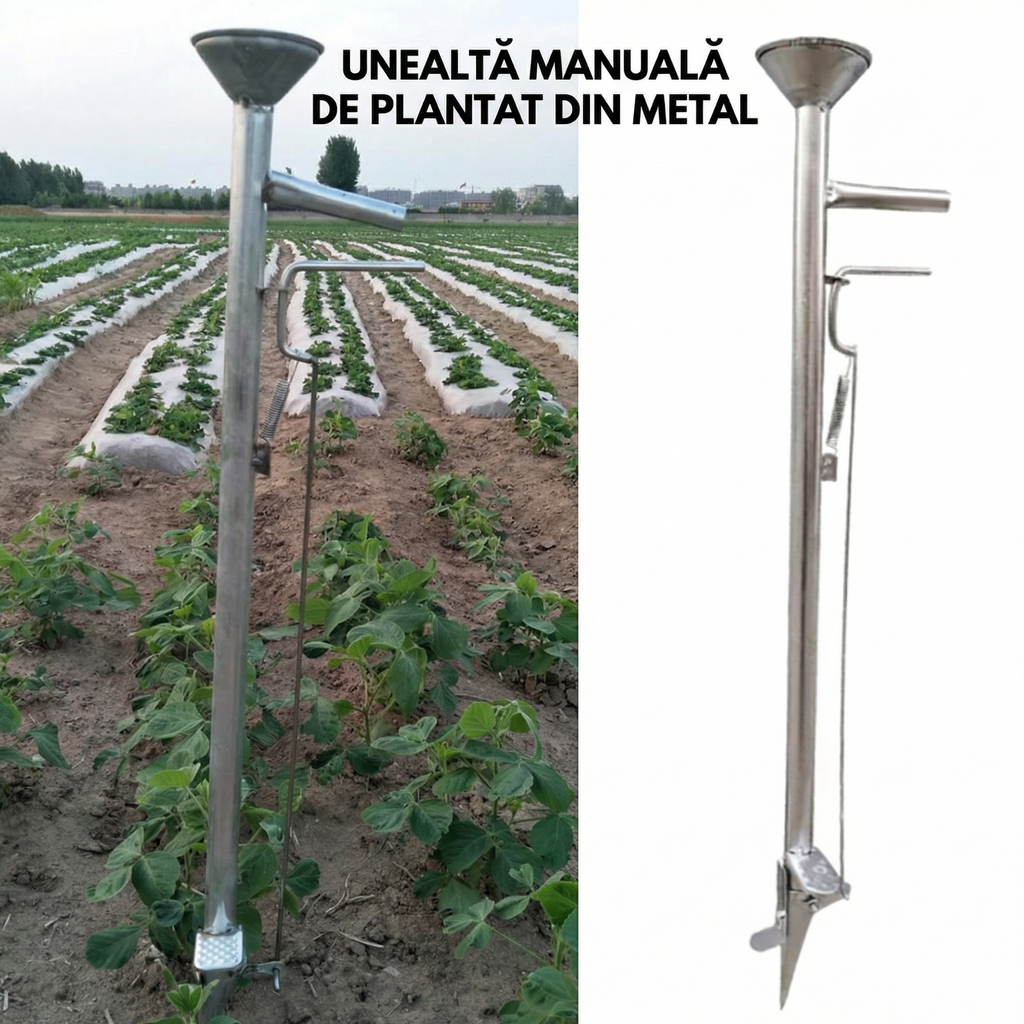 Dispozitiv de Plantat Manual de Semințe și Bulbi pentru Grădină