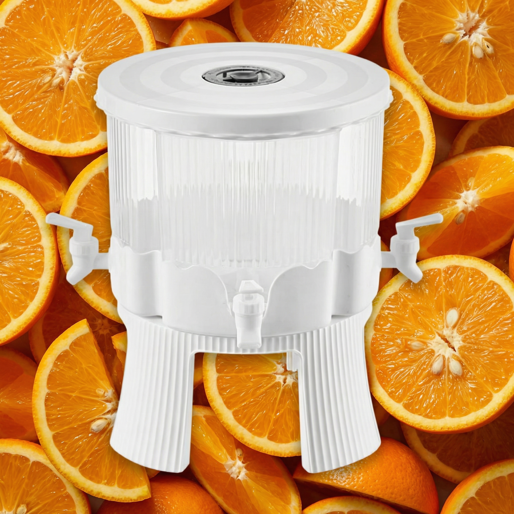 Dispenser Băuturi cu Robinet și 4 Compartimente
