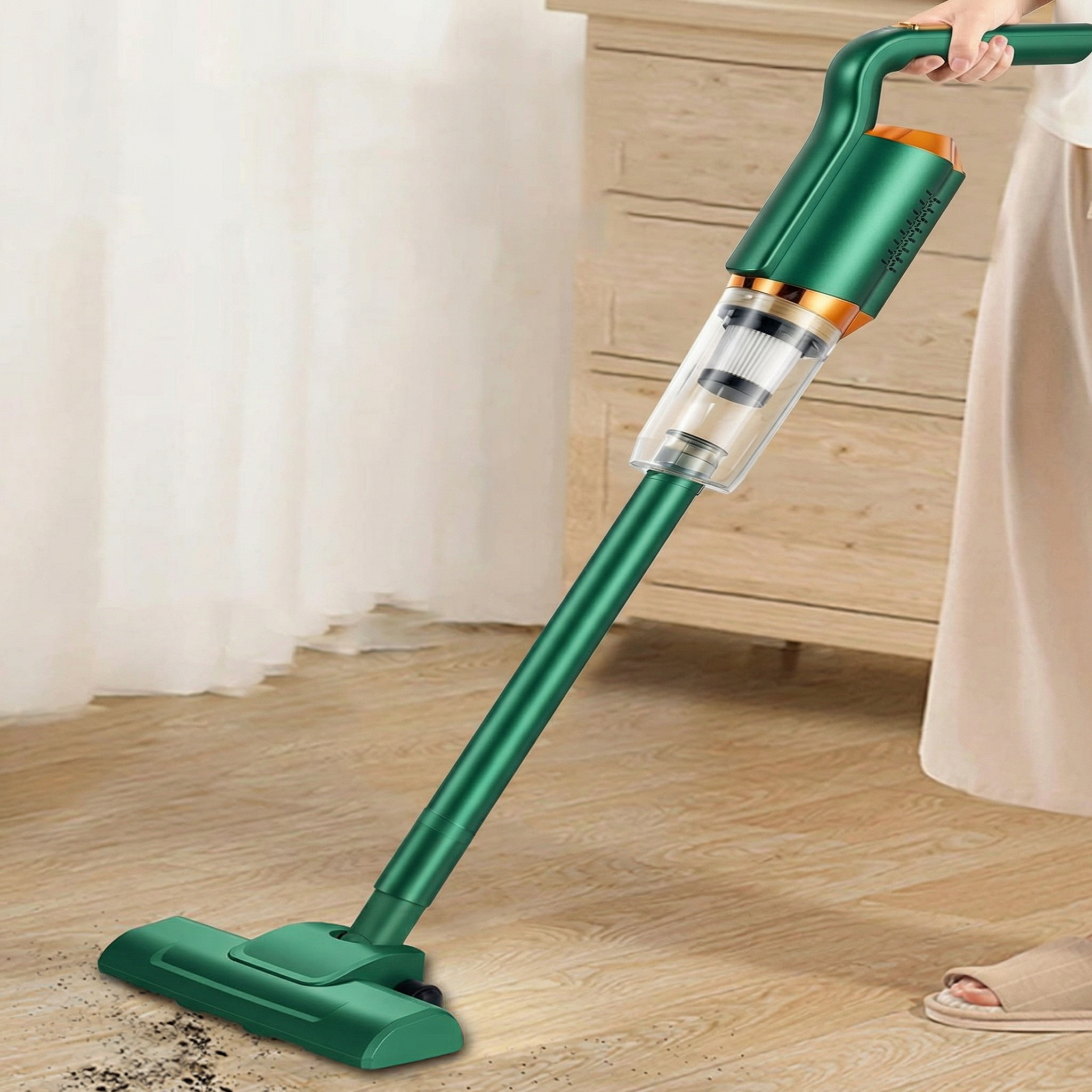 Aspirator Vertical pentru Curățare mai Ușoară a Casei