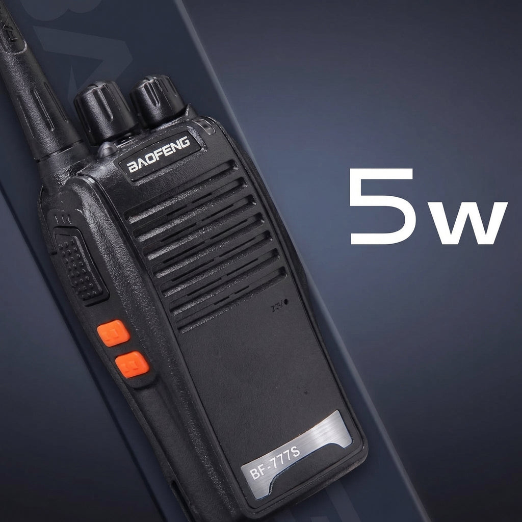 Set de 2 Stații Radio cu Acumulator Reîncărcabil