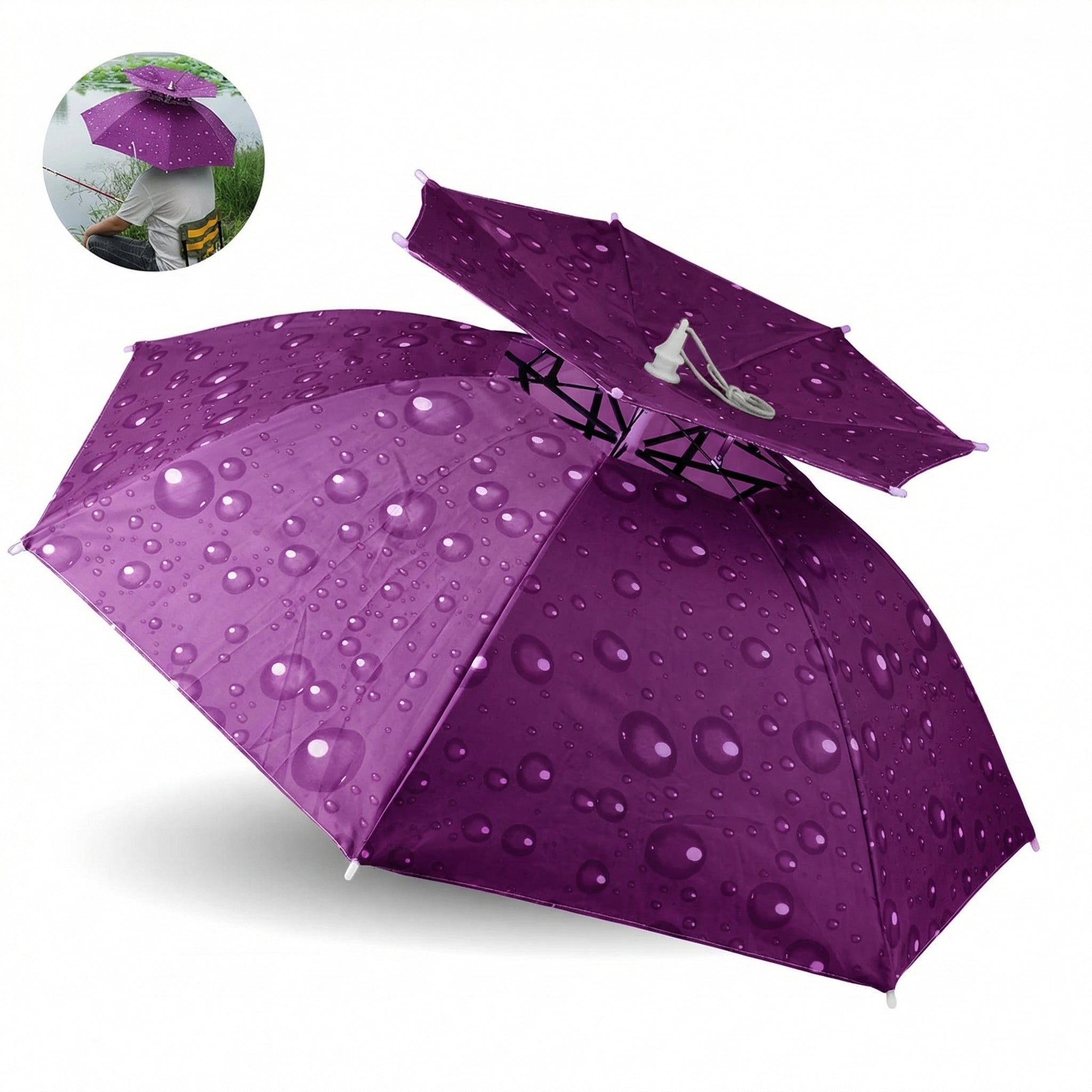 Pălărie Umbrelă pentru Mâini Libere