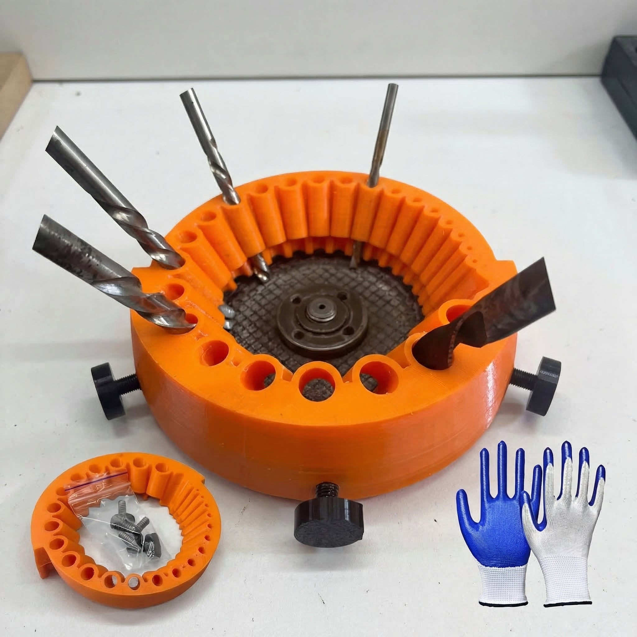 Ascuțitor Profesional pentru Burghie 2–13 mm pentru Polizor Unghiular 125 mm