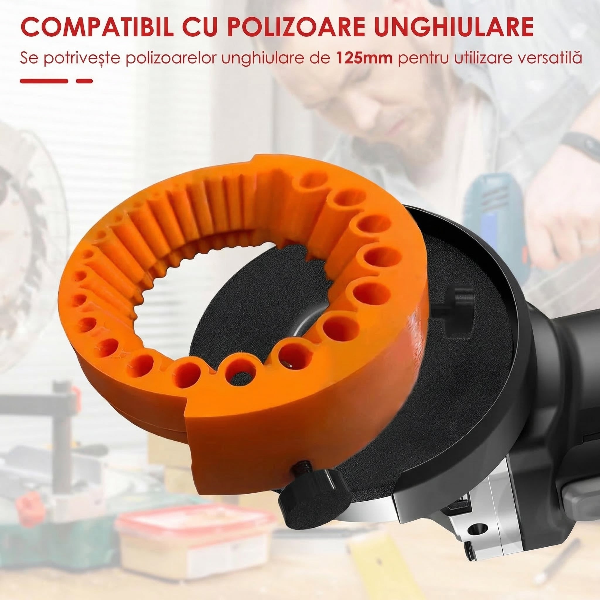 Ascuțitor Profesional pentru Burghie 2–13 mm pentru Polizor Unghiular 125 mm