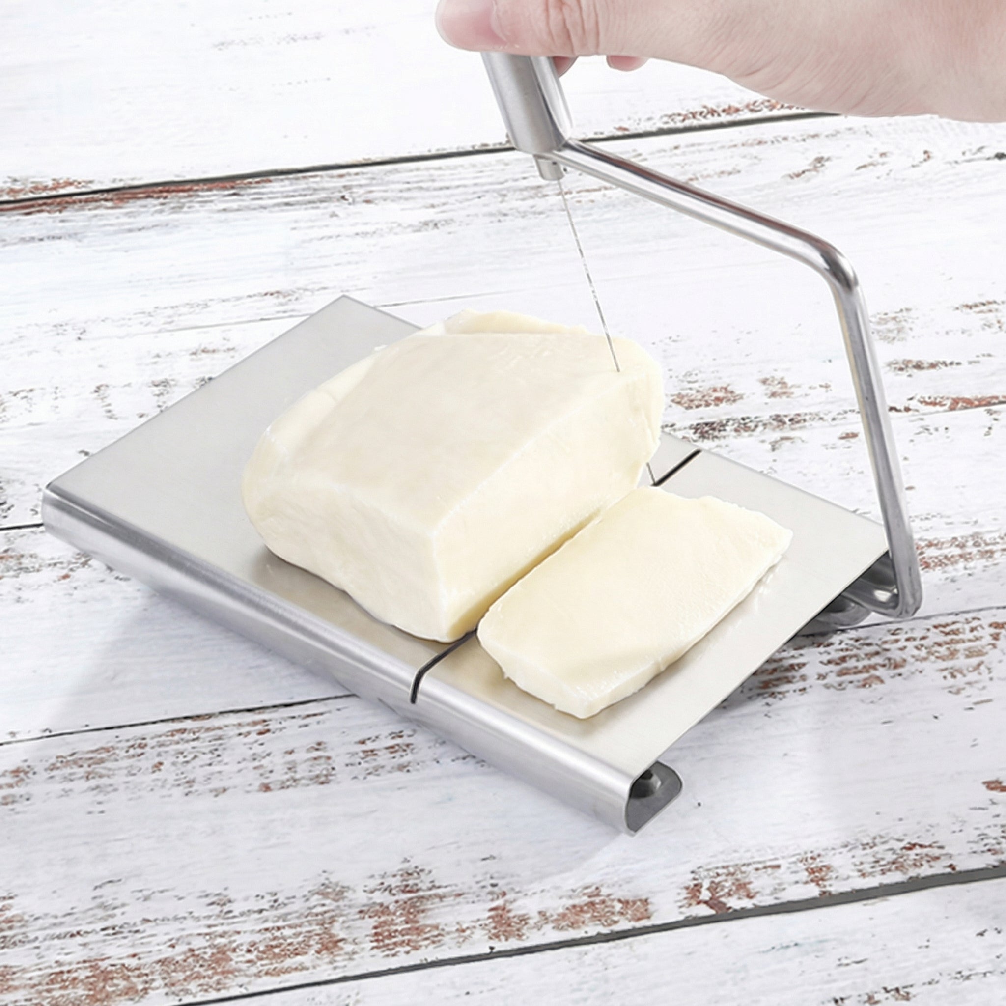 Feliator Manual pentru Brânză din Inox Durabil, Antiderapant