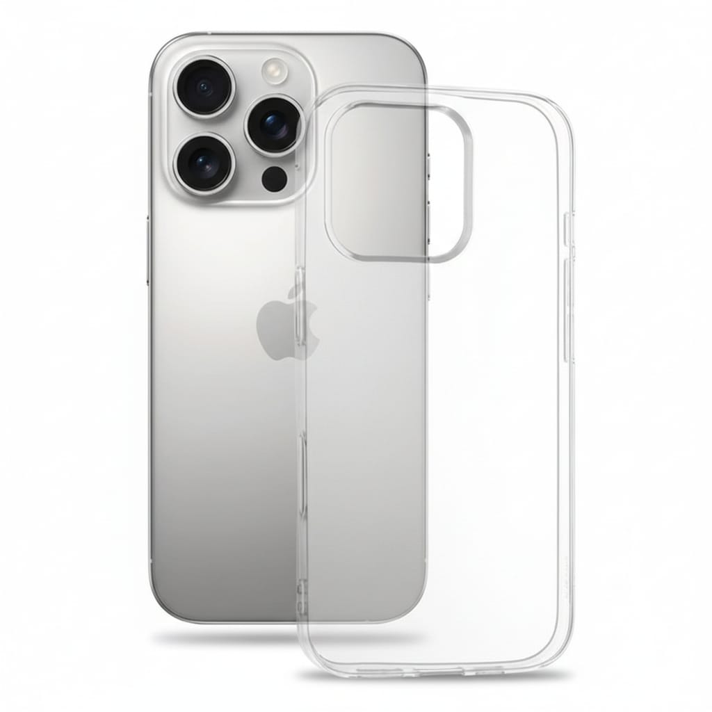 Husa iPhone 16 Pro transparenta anti-shock - transparent