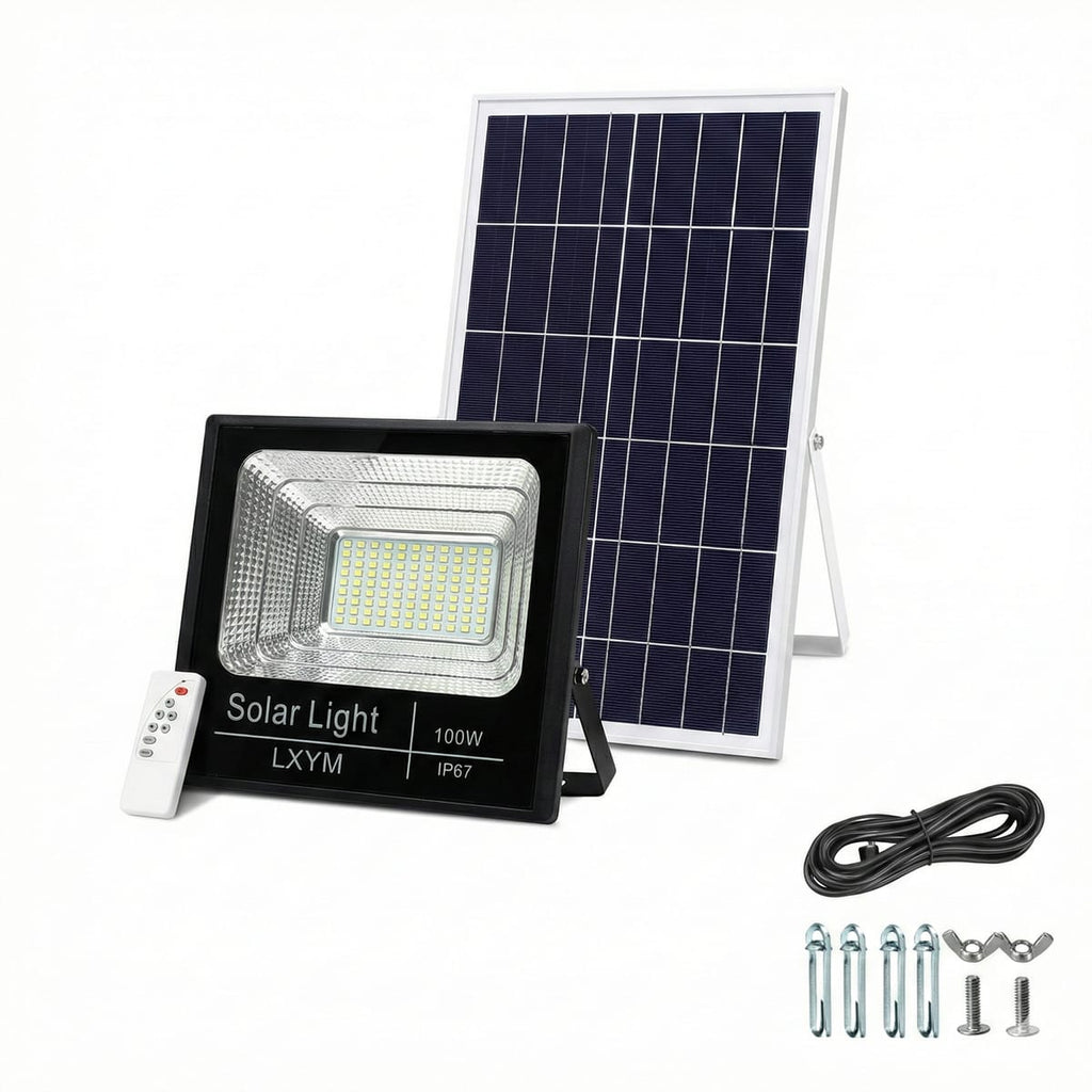 Lampi Solare Fotovoltaice 100W Pack Premium