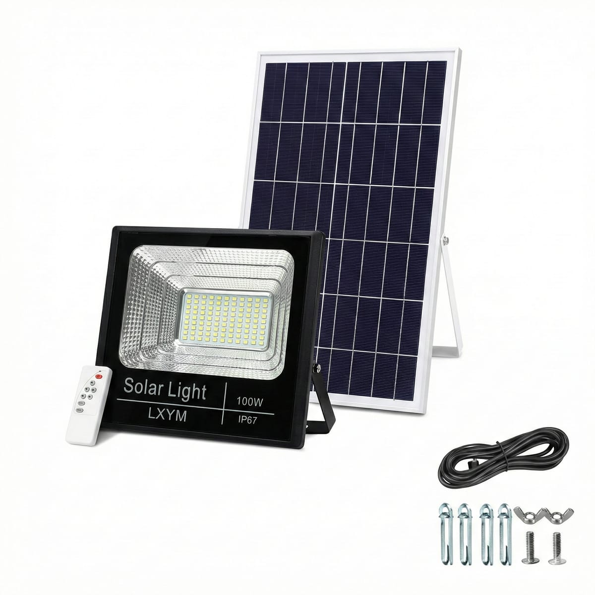 Lampi Solare Fotovoltaice 100W Pack Premium