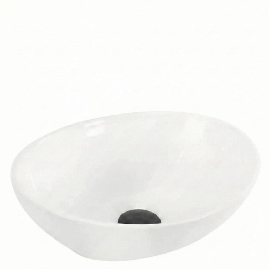 Lavoar compact pentru baie, montaj pe blat, alb 340x170x130 mm