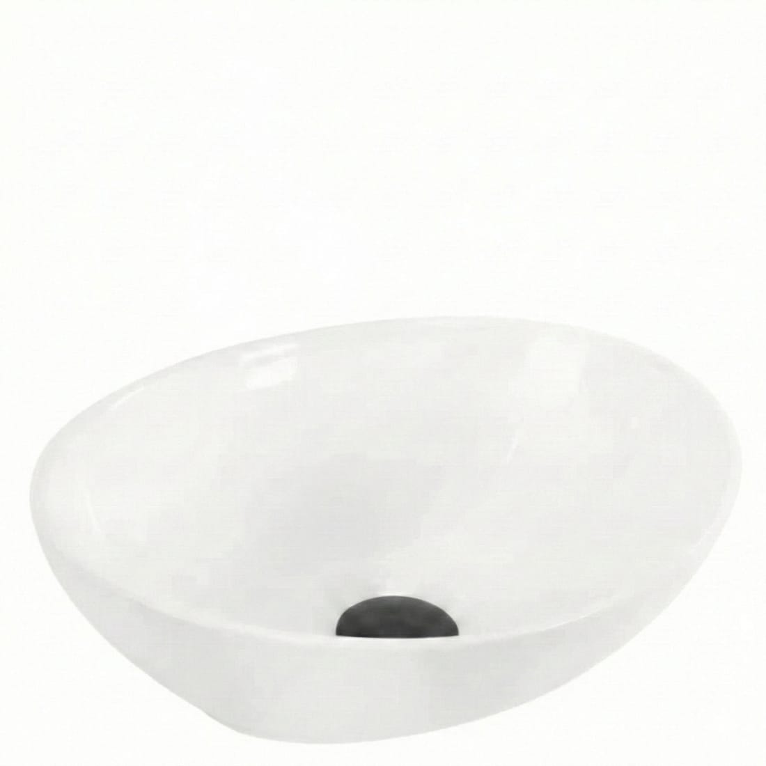 Lavoar compact pentru baie, montaj pe blat, alb 340x170x130 mm