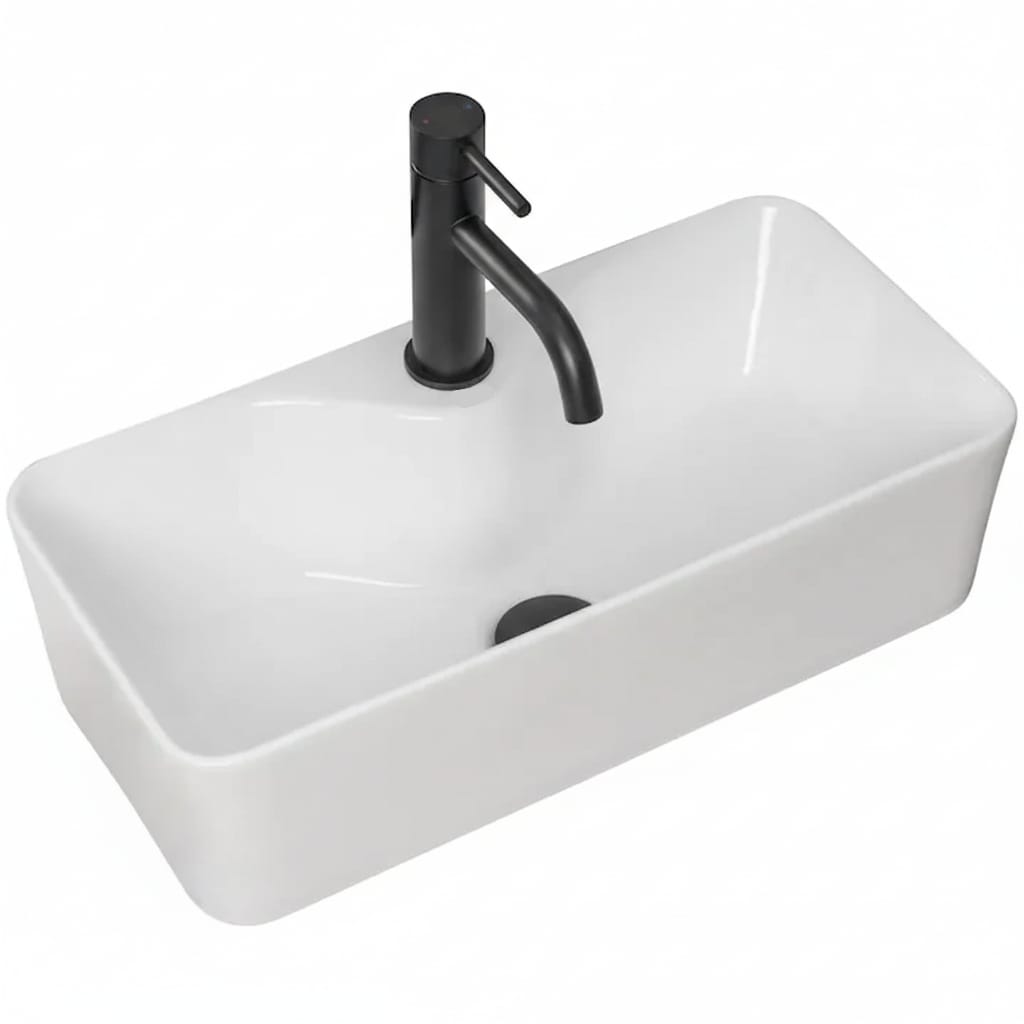 Lavoar pentru blat Delmar, 49x38 cm, ceramică sanitară premium
