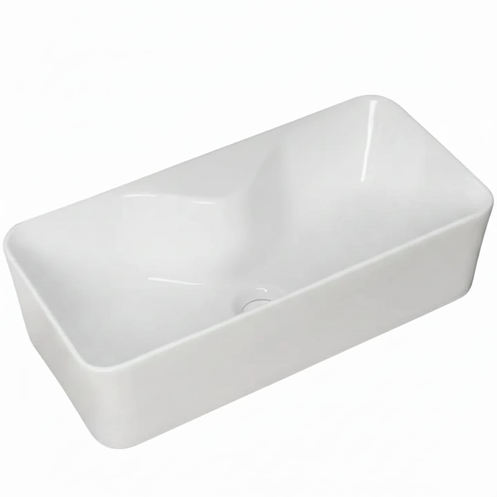 Lavoar pentru blat Delmar, 49x38 cm, ceramică sanitară premium