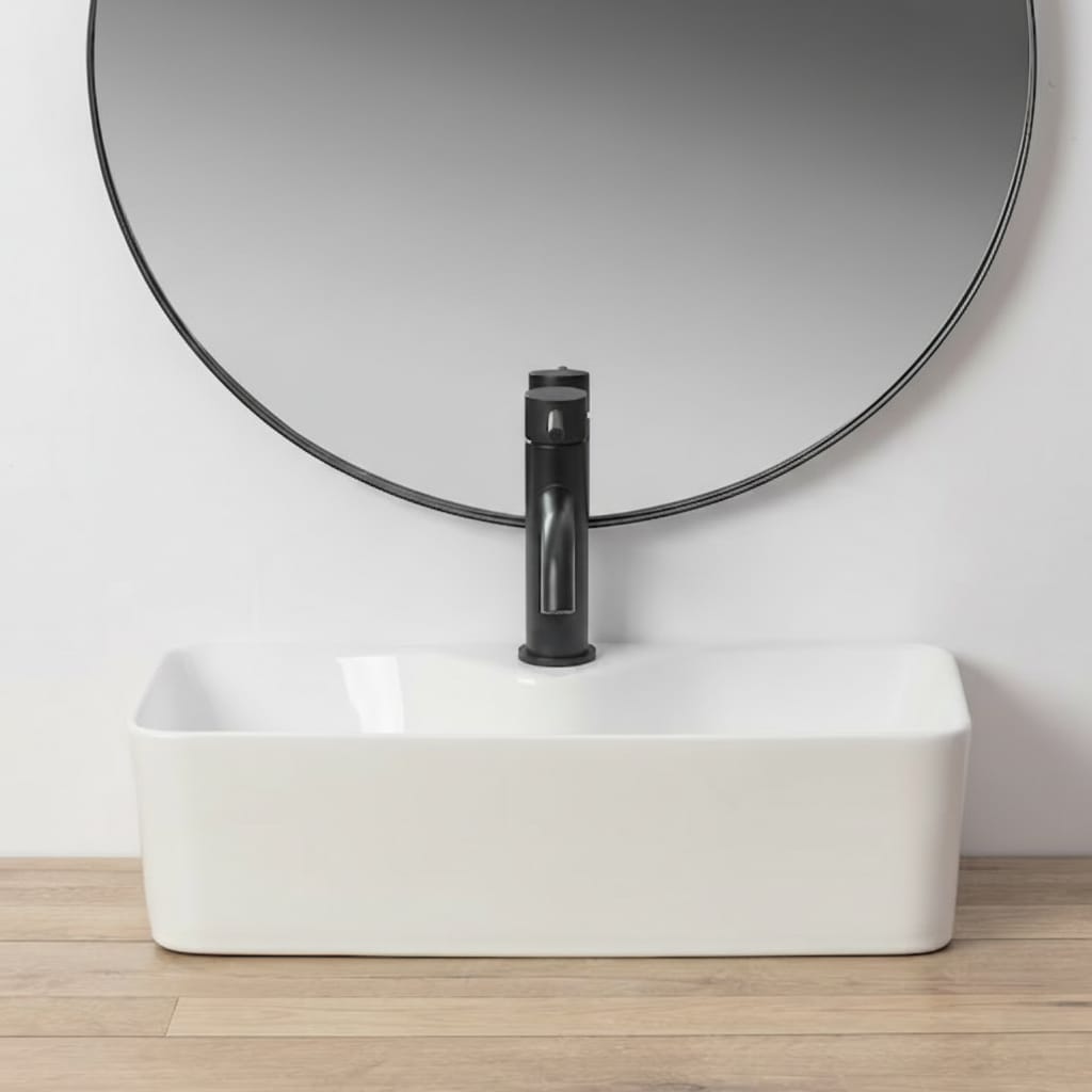 Lavoar pentru blat Delmar, 49x38 cm, ceramică sanitară premium