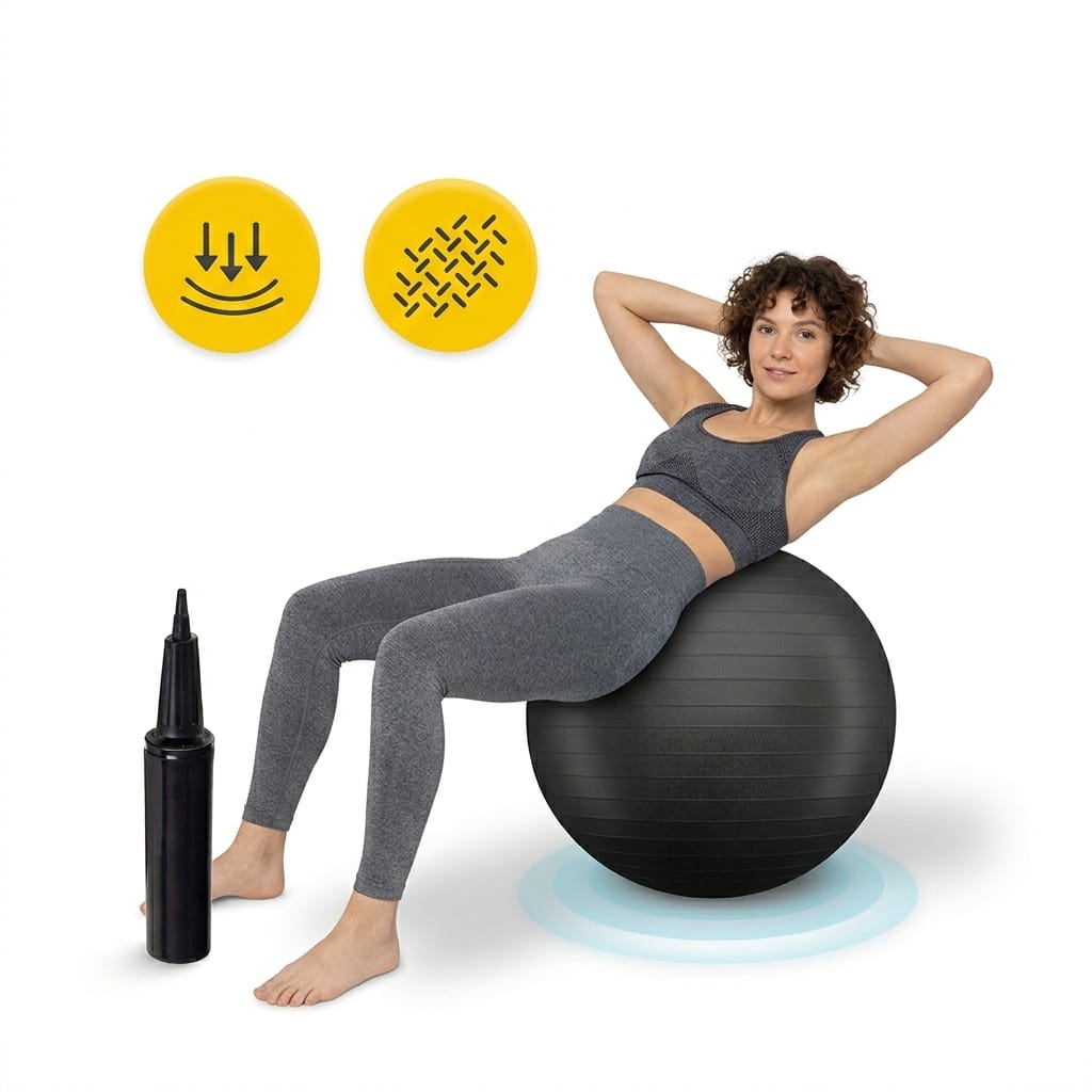 Minge Fitness Gonflabila 55 cm (Pompa Inclusa)