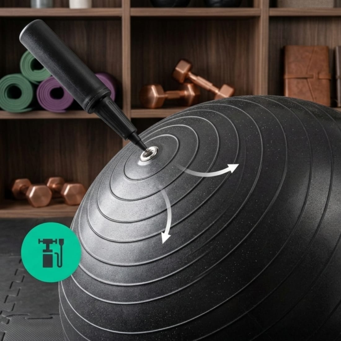 Minge Fitness Gonflabila 55 cm (Pompa Inclusa)