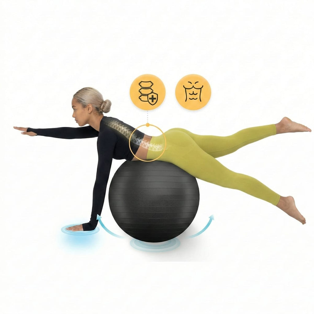 Minge Fitness Gonflabila 55 cm (Pompa Inclusa)