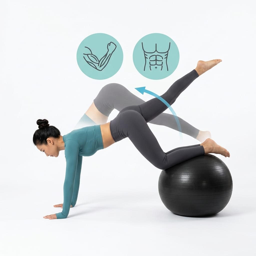 Minge Fitness Gonflabila 55 cm (Pompa Inclusa)