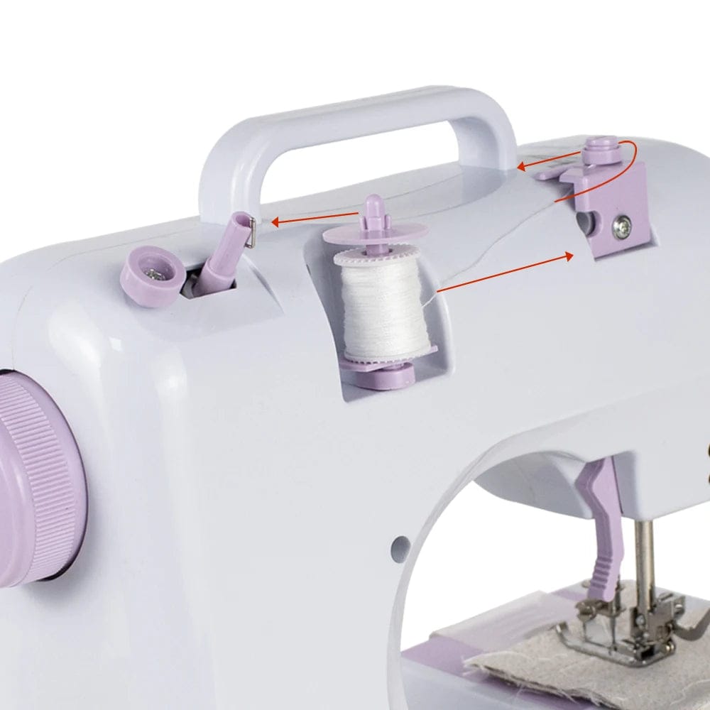 Mini Masina de Cusut Electrica Portabila, 12 Programe, pentru incepatori